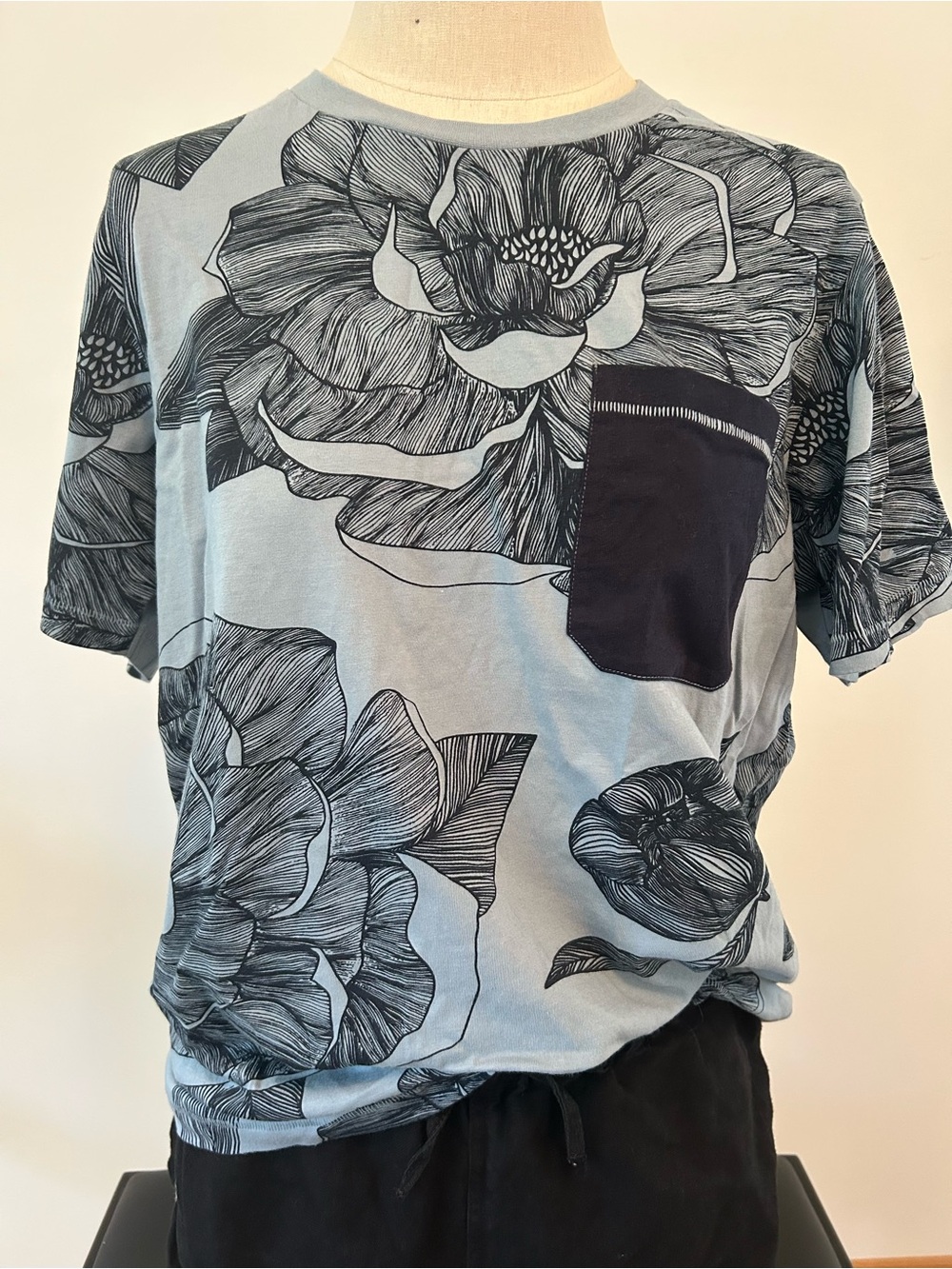 Blue Floral T-Shirt